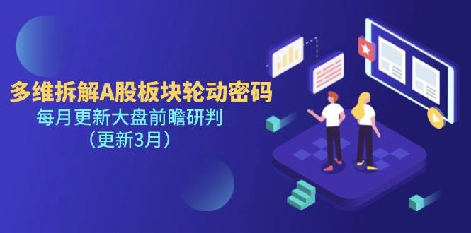 多维拆解A股板块轮动密码，每月更新大盘前瞻研判-晓贤资源网