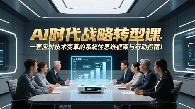 AI时代战略转型课:一套应对技术变革的系统性思维框架与行动指南!-晓贤资源网